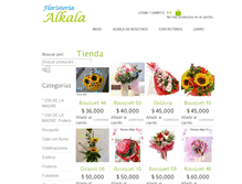 Tablet Screenshot of floristeriaalkala.com